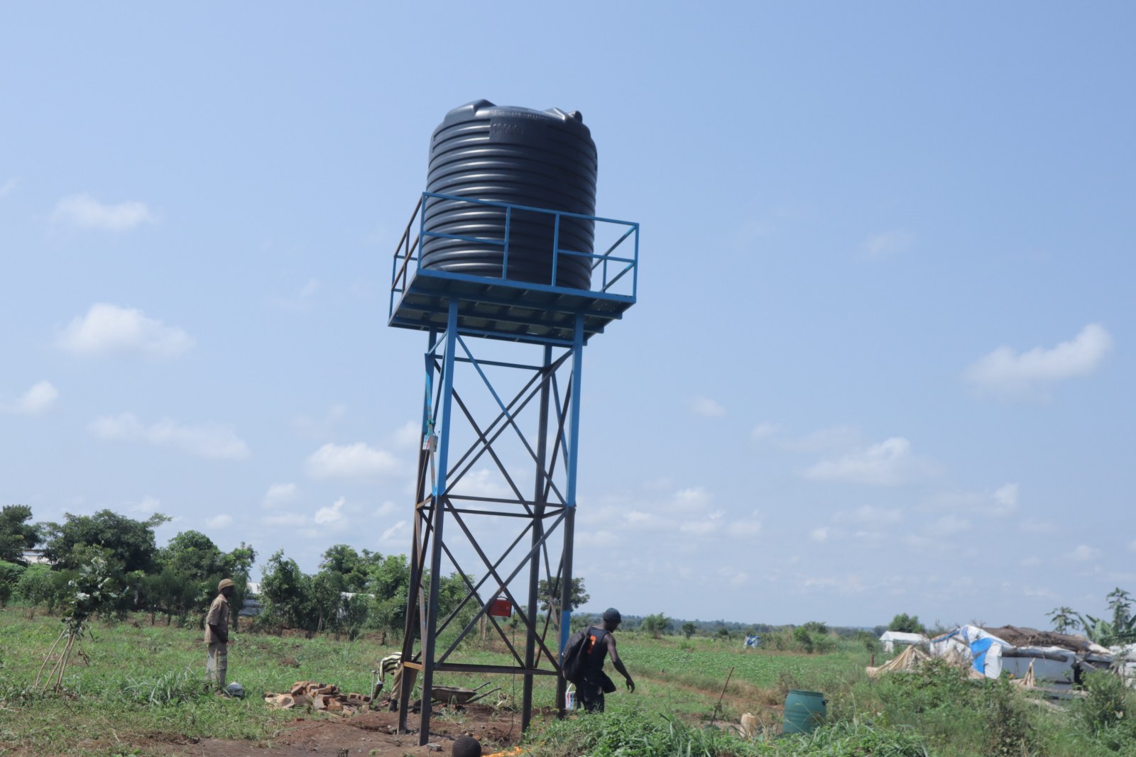 Completed Elevated Water Tank Tower Storage